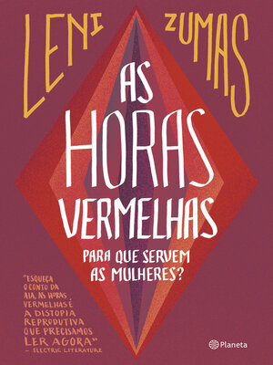cover image of As horas vermelhas